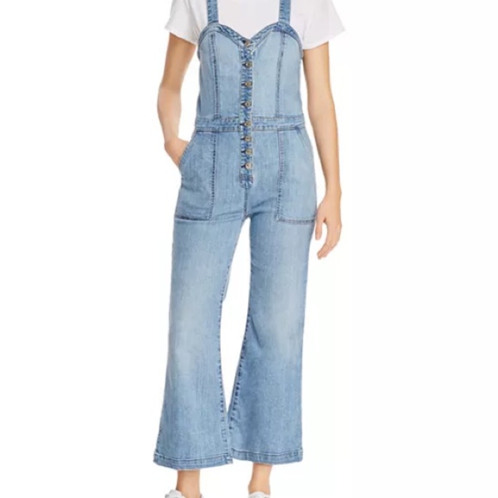 7 For All Mankind Corset Whitney denim jumpsuit